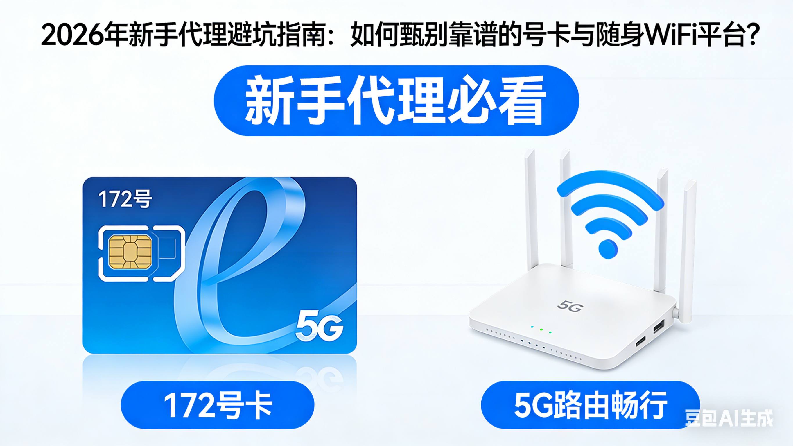 2026年新手代理避坑指南:如何甄别靠谱的号卡与随身WiFi平台?