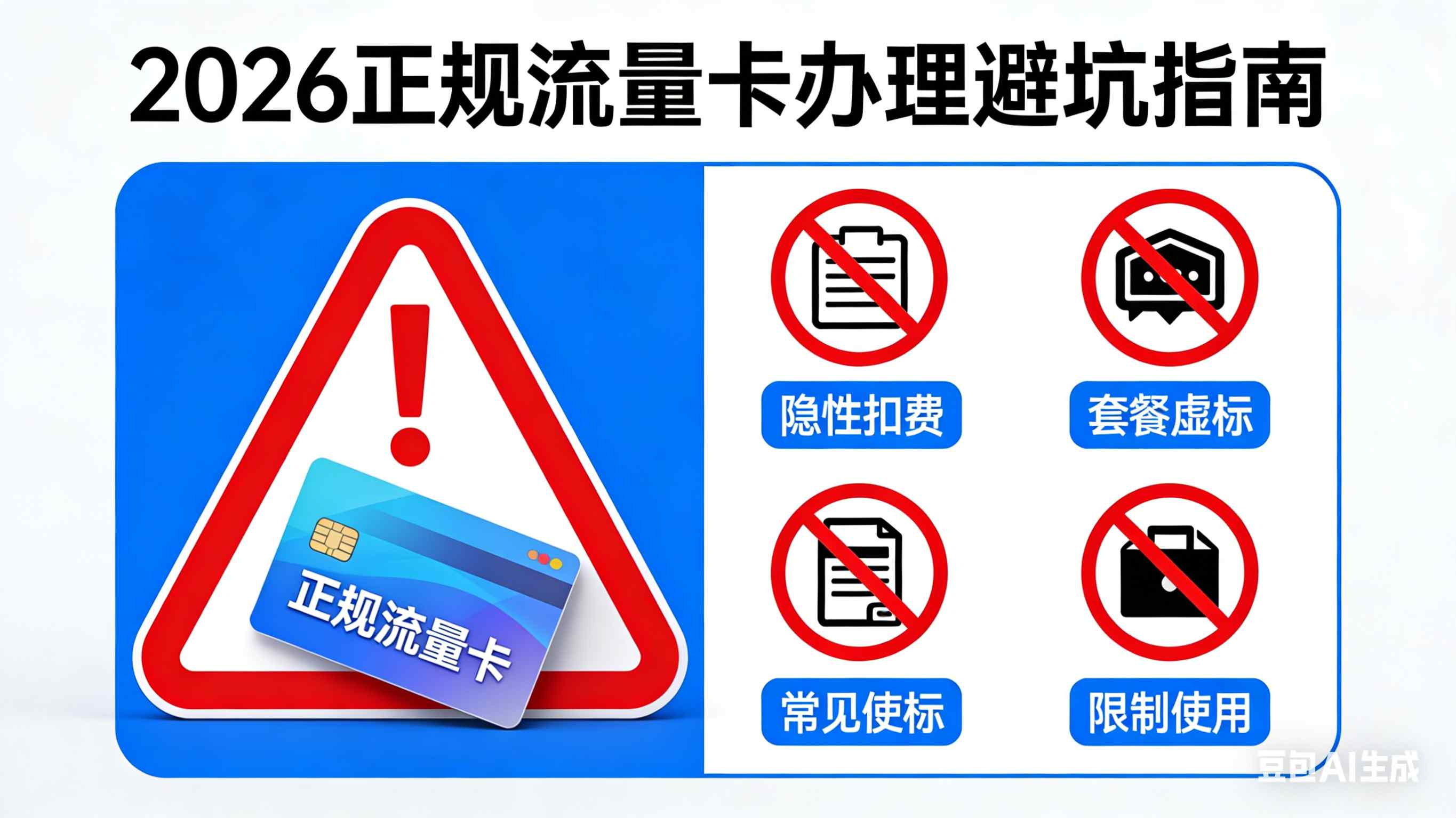 2026正规流量卡办理避坑指南9大陷阱全规避