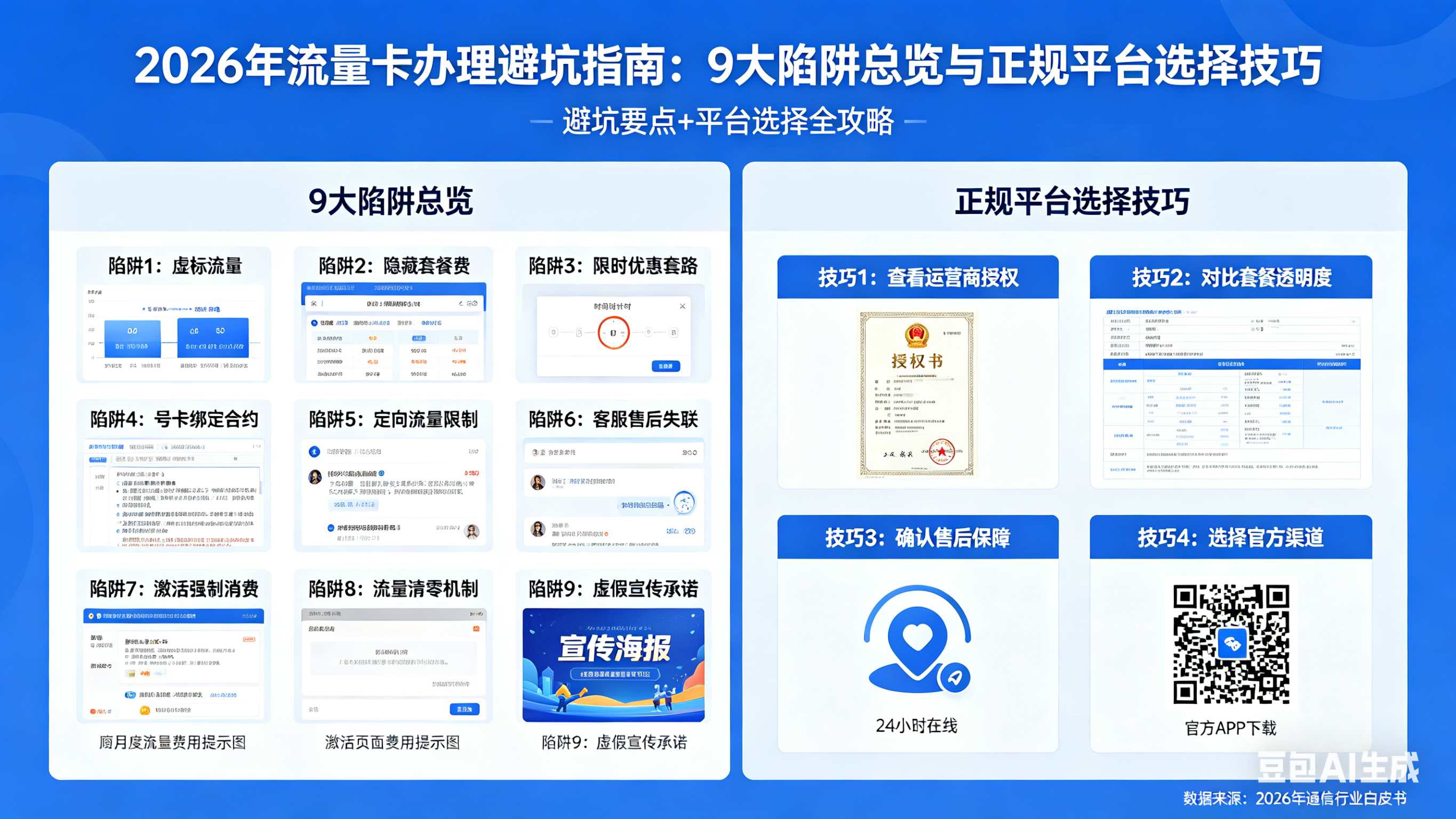 2026年流量卡办理避坑指南：9大陷阱总览与正规平台选择技巧