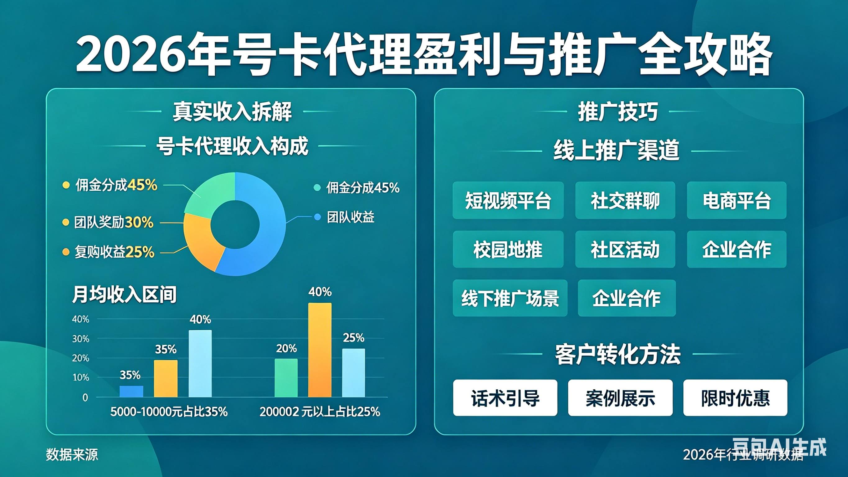2026年号卡代理到底能不能赚钱？真实收入拆解与推广技巧全攻略