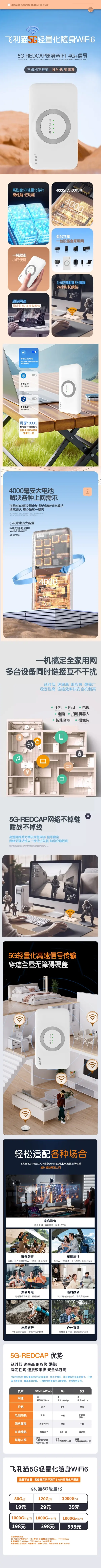 飞利猫随身WiFi资费套餐价格表